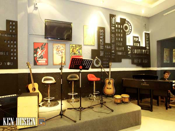 thiết kế thi công nội thất quán cafe